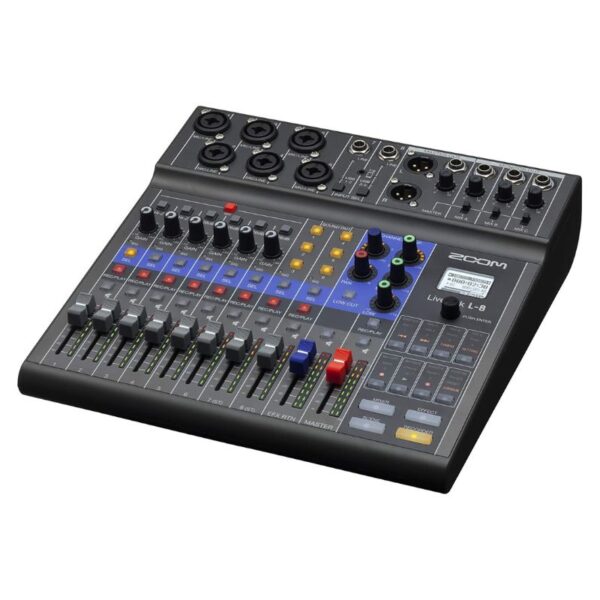 Zoom LiveTrak L-8 Portable 8 Channel Digital Mixer Multitrack Recorder