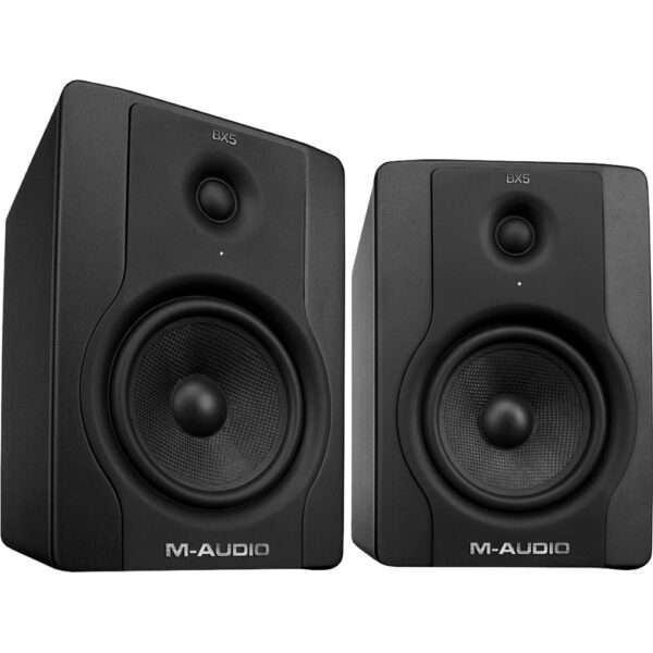 M-Audio BX5 D2 Active 70W 5″ 2-Way Studio Monitor Speaker (Pair)