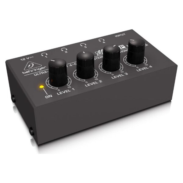 Behringer MicroAMP HA400 4-channel Headphone Amplifier-muxsound