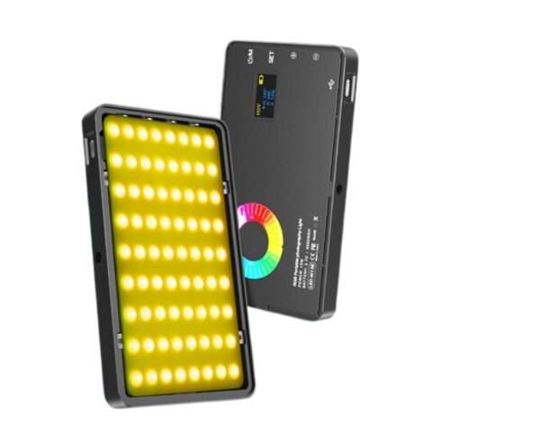 MAMEN M1SE 8500K RGB LED Light 4000mAh For Camera Phone Selfie Portable Pocket Mini Photography Lights Vlog For Video Live