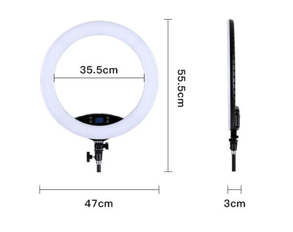 Jmary FM-19rs 47cm Professional Video Ring Light 19 inches