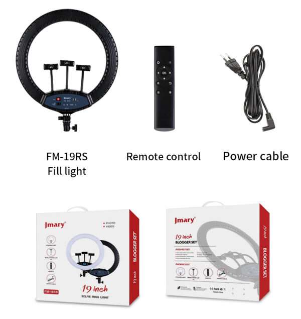 Jmary FM-19rs 47cm Professional Video Ring Light 19 inches
