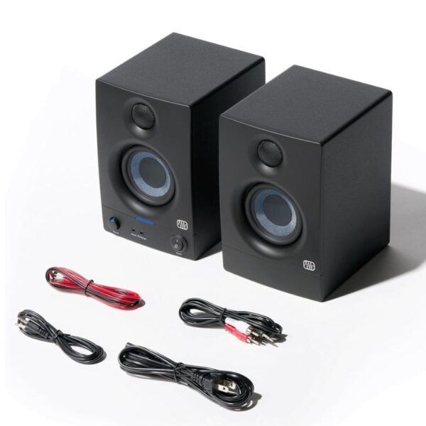 PreSonus Eris 3.5 Studio Monitors, Pair Powered, Active Monitor Speakers-muxsound