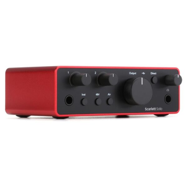 Focusrite Scarlett Solo 4th Gen USB Audio Interface-muxsound