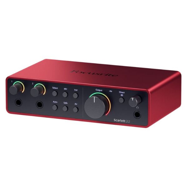Focusrite Scarlett 2i2 4th Gen USB Audio Interface-muxsound