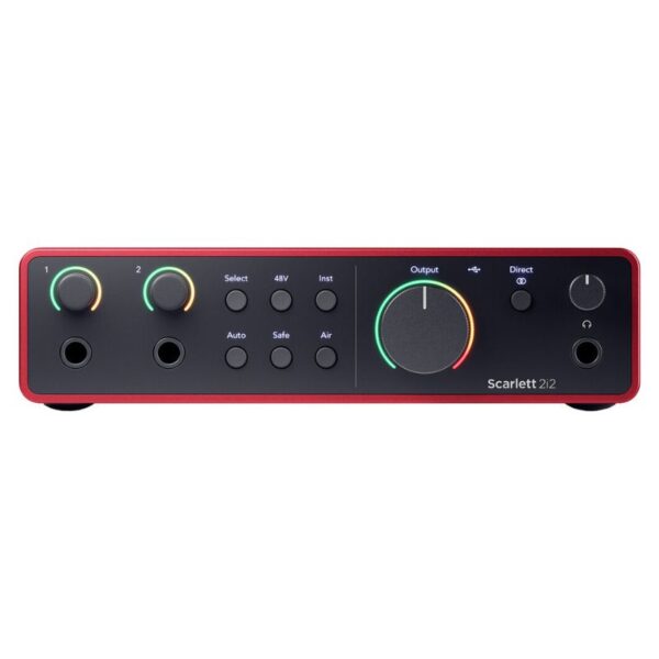 Focusrite Scarlett 2i2 4th Gen USB Audio Interface-muxsound