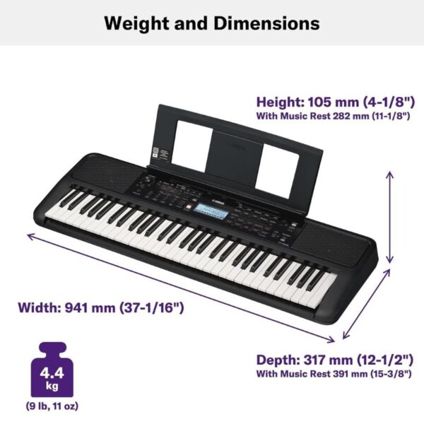 Yamaha PSR-383 Portable Arranger Keyboard