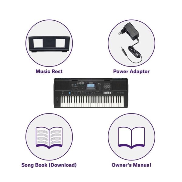 Yamaha PSR-E473 Portable Arranger Keyboard Piano