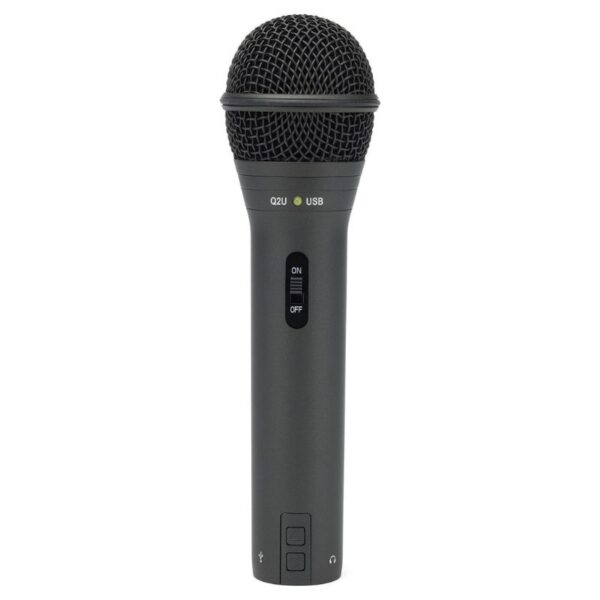 Samson Q2U USB/XLR Dynamic Microphone Recording and Podcasting Pack